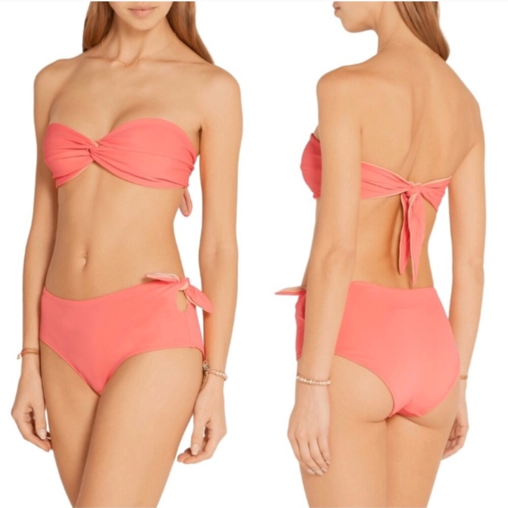 SOLID & STRIPED Bandeau Bikini Top MEDIUM